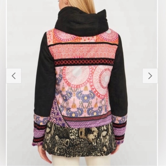 Desigual quilted jacket with hood NWT - Picture 10 of 10